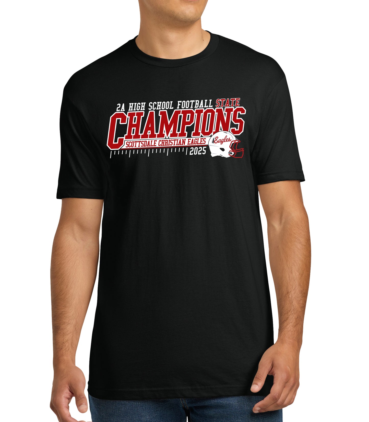 2025 State Champs - NLA 100% Cotton Tee - FRONT AND BACK DESIGN