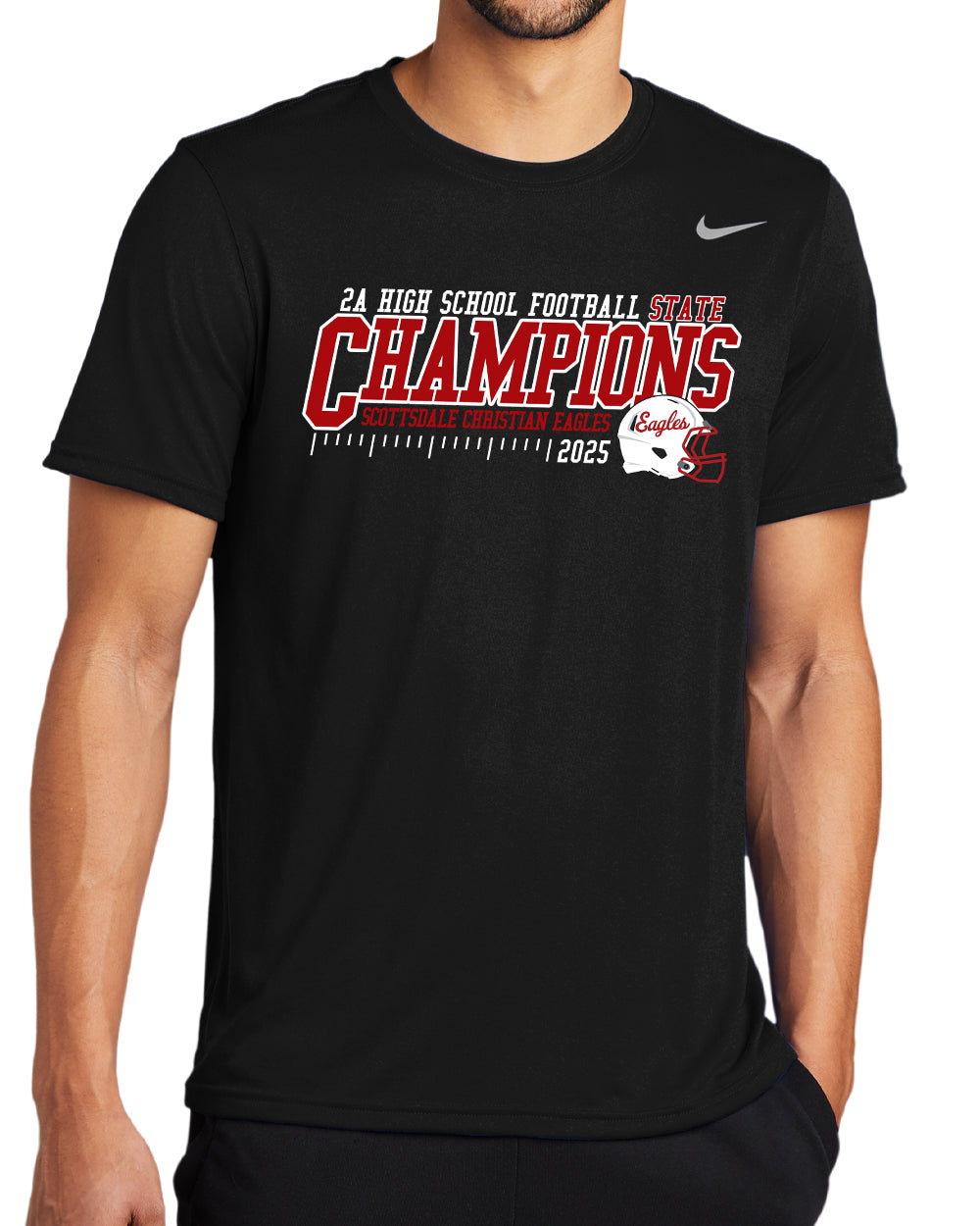 2025 State Champs - Nike Dri-Fit Tee - FRONT AND BACK DESIGN