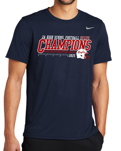 2025 State Champs - Nike Dri-Fit Tee - FRONT AND BACK DESIGN