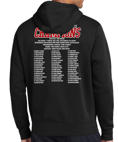 2025 State Champs - Nike Fleece Pullover Hoodie - FRONT AND BACK DESIGN