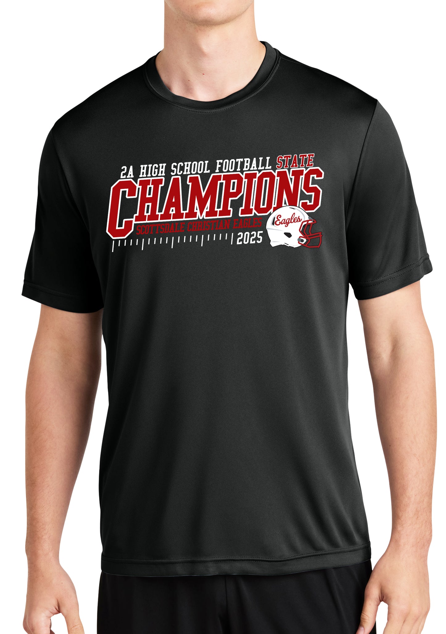 2025 State Champs - Sport-Tek Dri-Fit Tee - FRONT AND BACK DESIGN