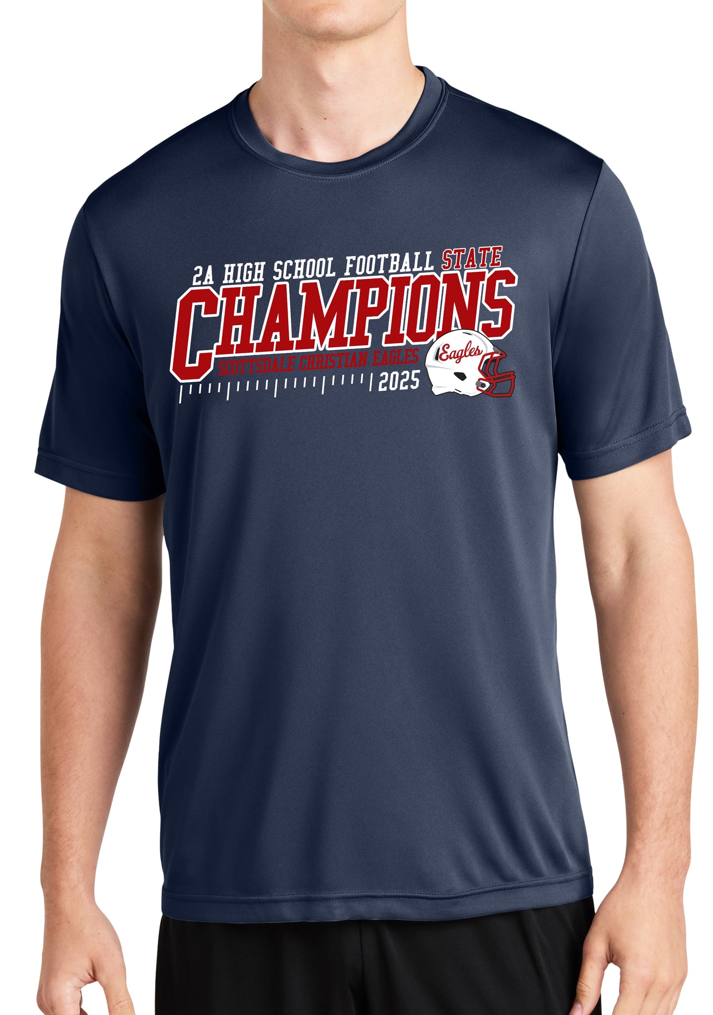 2025 State Champs - Sport-Tek Dri-Fit Tee - FRONT AND BACK DESIGN