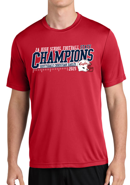 2025 State Champs - Sport-Tek Dri-Fit Tee - FRONT AND BACK DESIGN