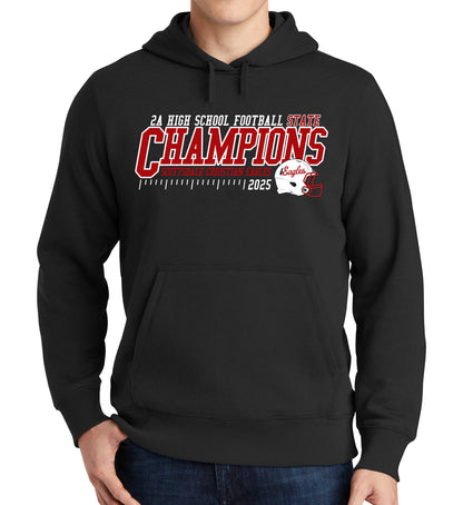 2025 State Champs - Sport-Tek Fleece Hoodie - FRONT AND BACK DESIGN