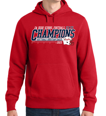 2025 State Champs - Sport-Tek Fleece Hoodie - FRONT AND BACK DESIGN