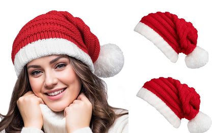 SCA Knitted Santa Hat - Embroidered